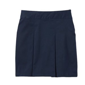 Cat & Jack Navy Blue Girl’s Pleated Twill Uniform Skort Size 14 Plus